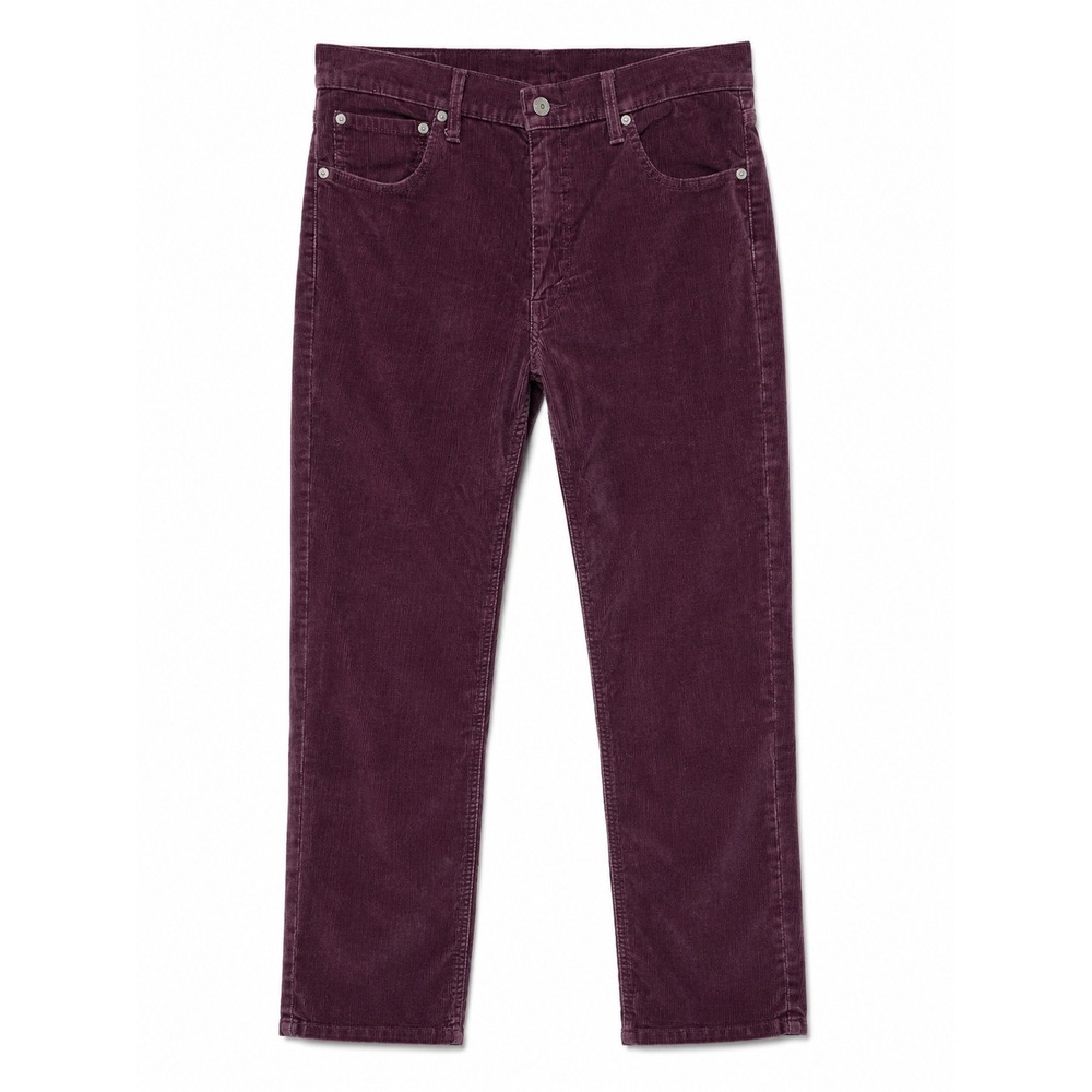 Levis 511 Slim Fit Corduroy Pants Mens 36x32 Burgundy Purple Plum Cord Trousers